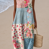 Anna™ Midi Patchwork Dress