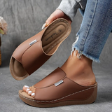 Daniela | Women's Wedge Slide Sandals