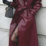 Diane | Women's Long Belted Trench Coat