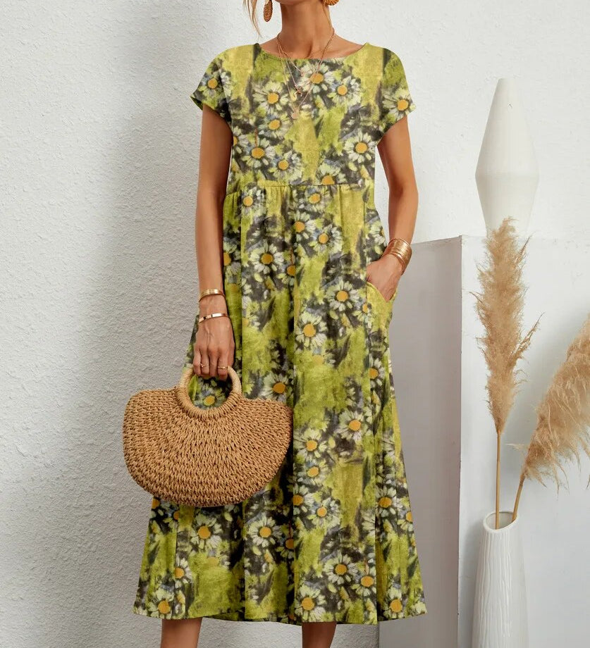 Violet™ - Comfy Cotton Dress