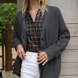 Olivia™ - V-neck Cashmere Cardigan