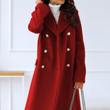 Eliza | Women's Double-Breasted Long Coat