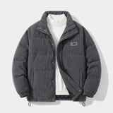 Ethan Gallagher | Men's Corduroy Puffer Jacket For Men