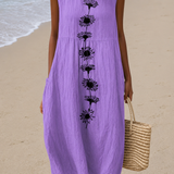 Emma™ Midi Dress Violet Bloom