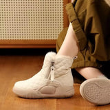 Roxy - Trendy Short Boots with Chic Side Chain