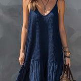 Bohemian Patchwork Cotton Linen Maxi Dress