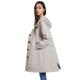 Frances | Women's Hooded A-Line Coat