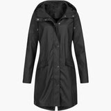 Hooded Parka with Pockets for Women
