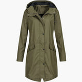 Hooded Parka with Pockets for Women