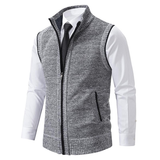 Matteo Sinclair | Knitted Zip Vest For Men