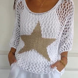 Alice™ - Chic Crochet Knit Top