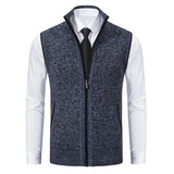 Matteo Sinclair | Knitted Zip Vest For Men
