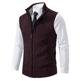 Matteo Sinclair | Knitted Zip Vest For Men