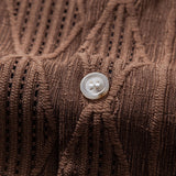 Geometric Jacquard Cuban Shirt