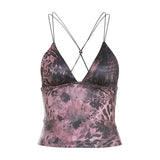 Annabelle™ - Butterfly Pattern Crop Top