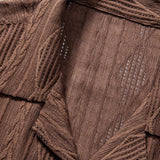 Geometric Jacquard Cuban Shirt