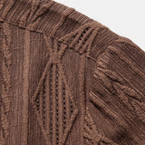 Geometric Jacquard Cuban Shirt