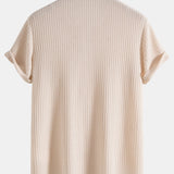 Knitted Waffle Polo
