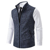 Matteo Sinclair | Knitted Zip Vest For Men