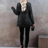 Judy | Women's Collarless Long Coat