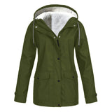 Karen | Women's Button Front Hooded Jacket