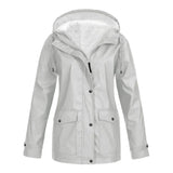 Karen | Women's Button Front Hooded Jacket