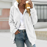 Kay | Women's Hooded Zip-Up Longline Coat