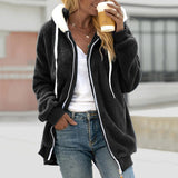 Kay | Women's Hooded Zip-Up Longline Coat