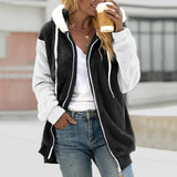 Kay | Women's Hooded Zip-Up Longline Coat