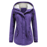 Lena | Women's Hooded Fleece Lined Jacket