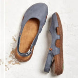 Linda | Women's Adjustable Ankle Strap Flat Sandals