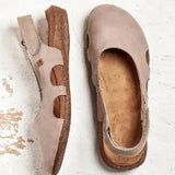 Linda | Women's Adjustable Ankle Strap Flat Sandals