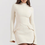Amelia™ - long Sleeve Mini Dress