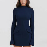 Amelia™ - long Sleeve Mini Dress
