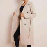 Maria | Women's Double Breasted Long Coat