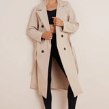 Maria | Women's Double Breasted Long Coat
