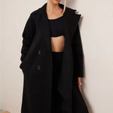 Maria | Women's Double Breasted Long Coat