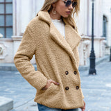 Mary | Women's Teddy Double-Breasted Coat