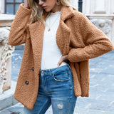 Mary | Women's Teddy Double-Breasted Coat