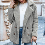 Mary | Women's Teddy Double-Breasted Coat