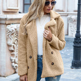 Mary | Women's Teddy Double-Breasted Coat
