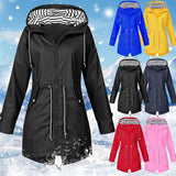 GENZINA - Elegant Long Raincoat for Stylish Protection