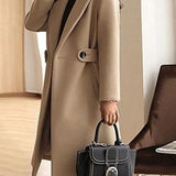 Nancy | Women's Belted Long Coat