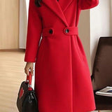 Nancy | Women's Belted Long Coat