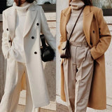 Paige | Women's Double-Breasted Long Coat