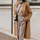 Paige | Women's Double-Breasted Long Coat