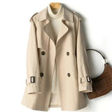 Pamela | Women's Double-Breasted Trench Coat