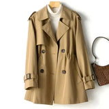 Pamela | Women's Double-Breasted Trench Coat