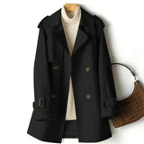 Pamela | Women's Double-Breasted Trench Coat
