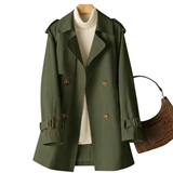 Pamela | Women's Double-Breasted Trench Coat